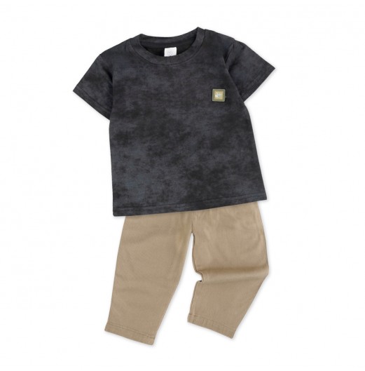 FIFFY MARBLE MIST BAJU BAYI T-SHIRT SUIT (2325140)