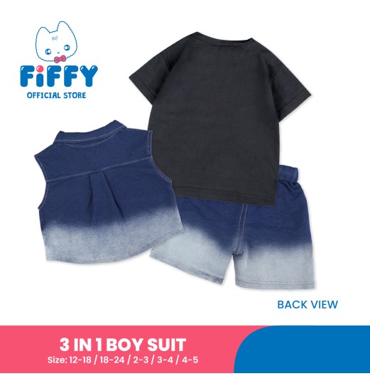 FIFFY A STUDIO 3 IN 1 BOY SUIT BAJU BAYI (2325141)