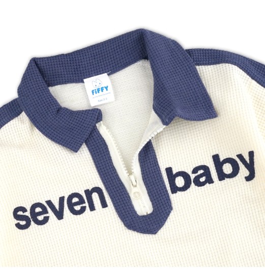 FIFFY SEVEN BABY SHORT SLEEVE BOY SHIRT SUIT BAJU BAYI (2325142)
