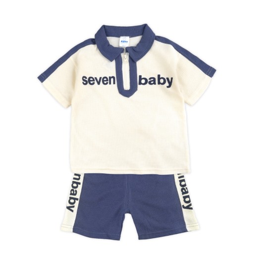 FIFFY SEVEN BABY SHORT SLEEVE BOY SHIRT SUIT BAJU BAYI (2325142)