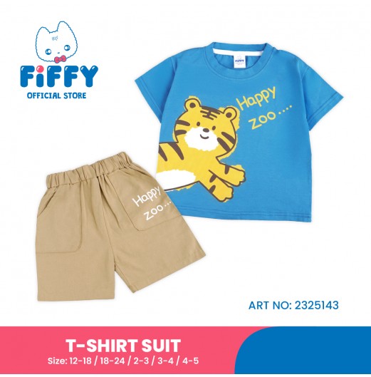 FIFFY HAPPY ZOO BAJU BAYI T-SHIRT SUIT (2325143)