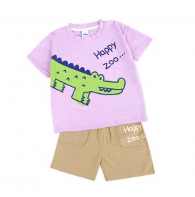 FIFFY HAPPY ZOO BAJU BAYI T-SHIRT SUIT (2325143)