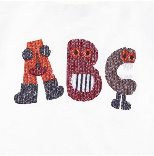 FIFFY PLAYFUL ABC T-SHIRT SUIT BAJU BAYI (2325144) FIFFY PLAYFUL ABC T-SHIRT SUIT BAJU BAYI (2325144)