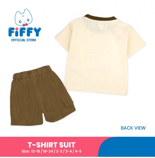 FIFFY SMART GIRAFFE BAJU BAYI T-SHIRT SUIT (2325145) FIFFY SMART GIRAFFE BAJU BAYI T-SHIRT SUIT (2325145)