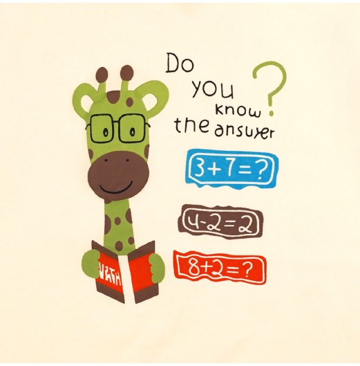 FIFFY SMART GIRAFFE BAJU BAYI T-SHIRT SUIT (2325145) FIFFY SMART GIRAFFE BAJU BAYI T-SHIRT SUIT (2325145)