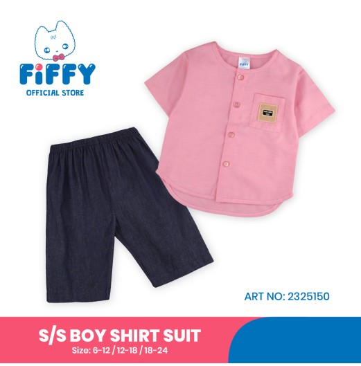 FIFFY CITY SHORT SLEEVE BOY SHIRT SUIT BAJU BAYI (2325150)