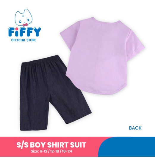 FIFFY CITY SHORT SLEEVE BOY SHIRT SUIT BAJU BAYI (2325150)