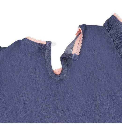 FIFFY BUNNY DENIM BLOUSE SUIT BAJU BAYI (2325154)