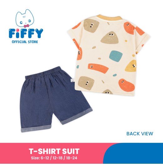 FIFFY CUTE GRAPHIC T-SHIRT SUIT BAJU BAYI (2325155)
