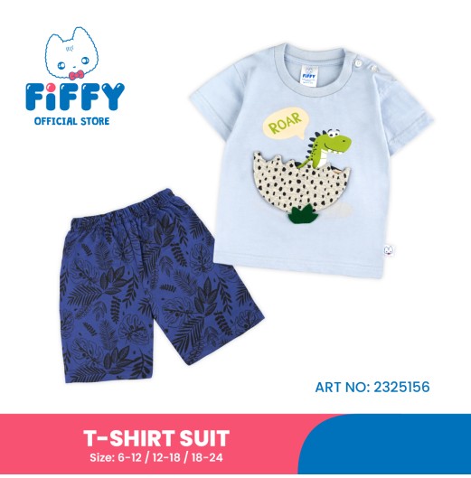 FIFFY BABY DINO T-SHIRT SUIT BAJU BAYI (2325156) FIFFY BABY DINO T-SHIRT SUIT BAJU BAYI (2325156)