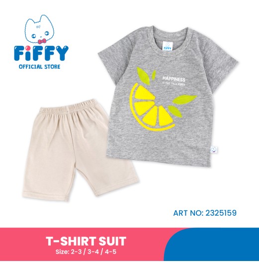 FIFFY HAPPINESS T-SHIRT SUIT BAJU BAYI (2325159) FIFFY HAPPINESS T-SHIRT SUIT BAJU BAYI (2325159)