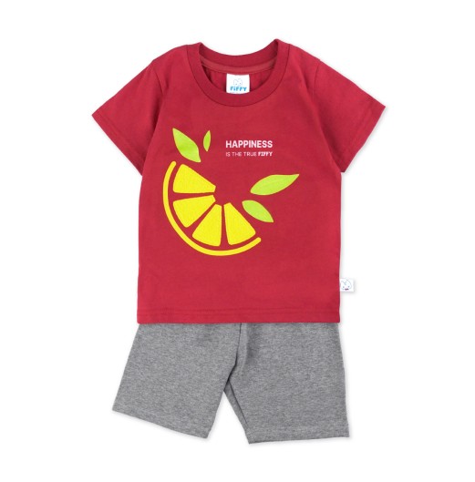 FIFFY HAPPINESS T-SHIRT SUIT BAJU BAYI (2325159) FIFFY HAPPINESS T-SHIRT SUIT BAJU BAYI (2325159)
