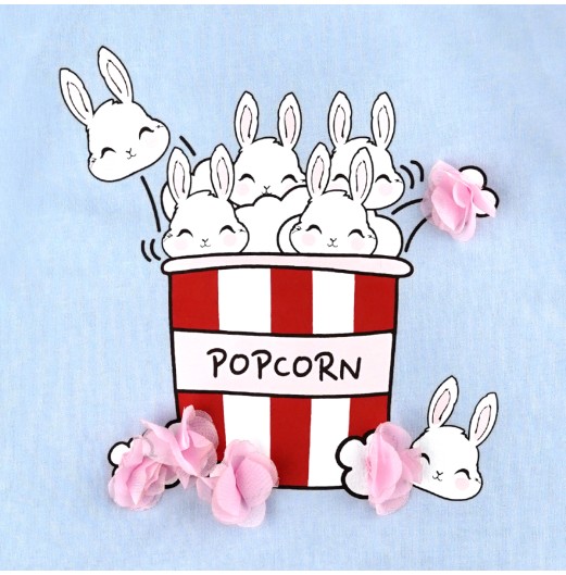 FIFFY BUNNY POPCORN T-SHIRT SUIT BAJU BAYI (2325163)