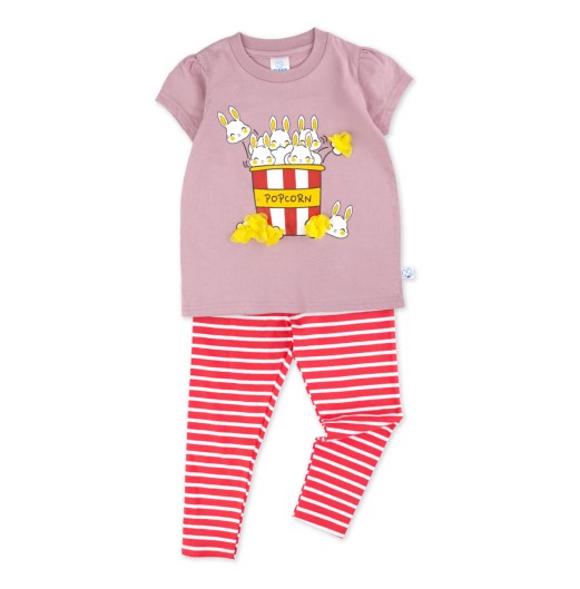 FIFFY BUNNY POPCORN T-SHIRT SUIT BAJU BAYI (2325163)