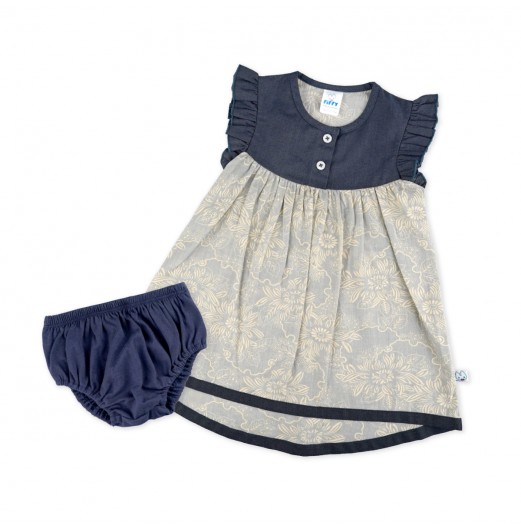 FIFFY VINTAGE GARDEN DRESS BAJU BAYI (2325165) FIFFY VINTAGE GARDEN DRESS BAJU BAYI (2325165)