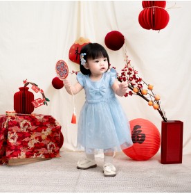 FIFFY LACE BOW DRESS BAJU BAYI (2325166)