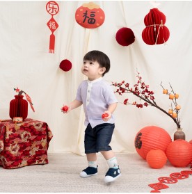 FIFFY CLASSIC SHORT SLEEVE BOY SHIRT SUIT BAJU BAYI (2325168)