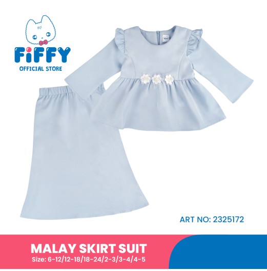 FIFFY SWEET BLOOM MALAY SKIRT SUIT BAJU BAYI (2325172)