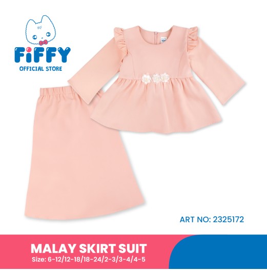 FIFFY SWEET BLOOM MALAY SKIRT SUIT BAJU BAYI (2325172)