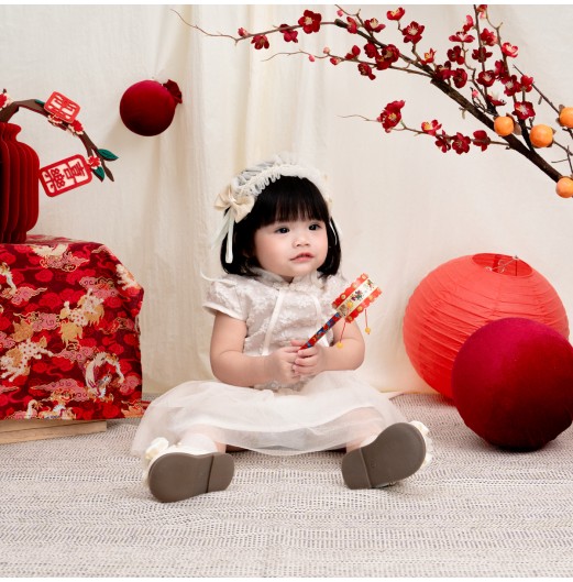 FIFFY FLORAL CHEONGSAM DRESS BAJU BAYI (2325173) FIFFY FLORAL CHEONGSAM DRESS BAJU BAYI (2325173)