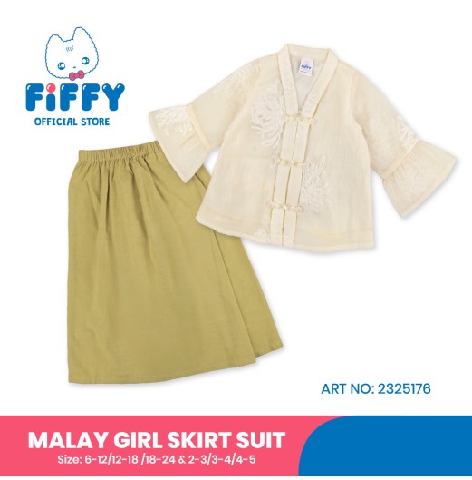 FIFFY EMBROIDERED MALAY GIRL SKIRT SUIT BAJU BAYI (2325176)