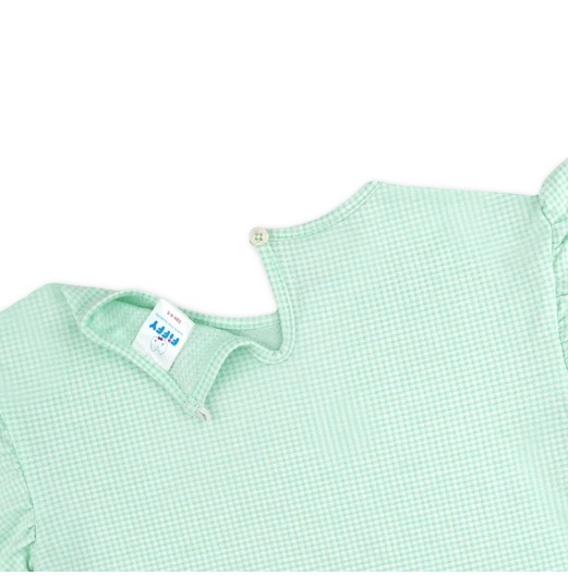 FIFFY GINGHAM RUFFLE BLOUSE SUIT BAJU BAYI (2325178)