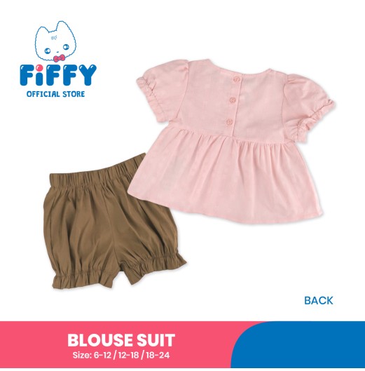 FIFFY OLIVE LEAF BLOUSE SUIT BAJU BAYI (2325183)