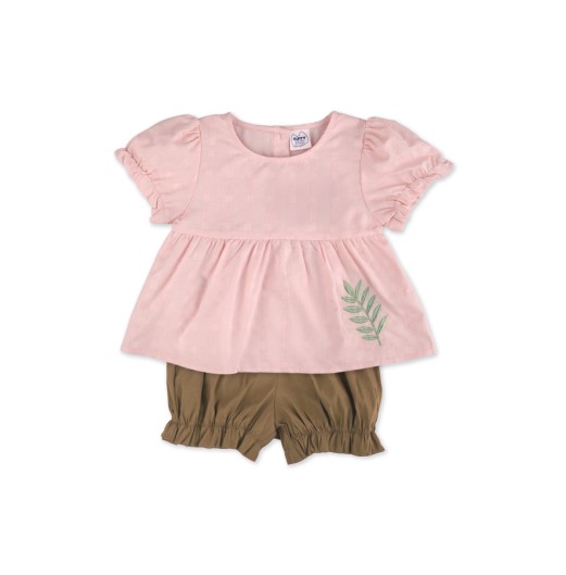 FIFFY OLIVE LEAF BLOUSE SUIT BAJU BAYI (2325183)