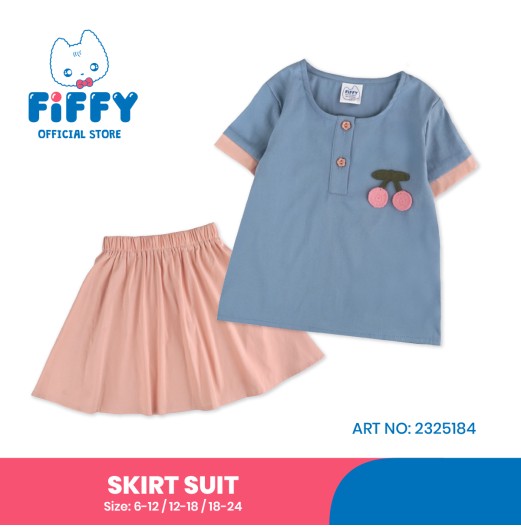 FIFFY SWEET CHERRY SKIRT SUIT BAJU BAYI (2325184)