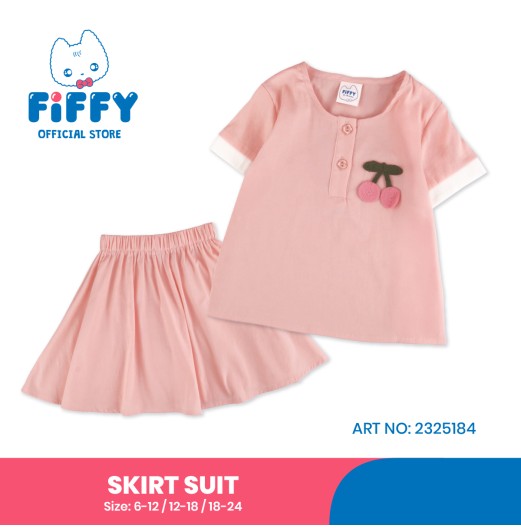 FIFFY SWEET CHERRY SKIRT SUIT BAJU BAYI (2325184)