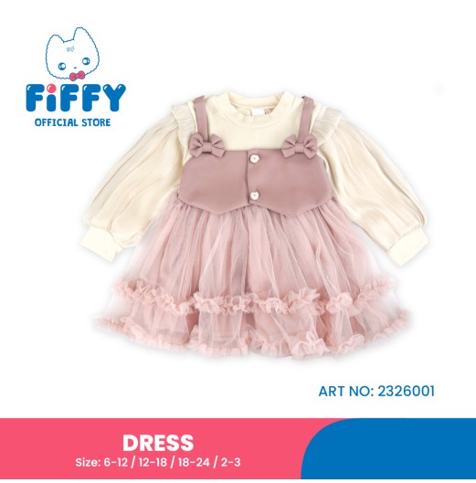 FIFFY ELEGANT PRINCESS DRESS BAJU BAYI (2326001) FIFFY ELEGANT PRINCESS DRESS BAJU BAYI (2326001)
