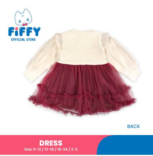 FIFFY ELEGANT PRINCESS DRESS BAJU BAYI (2326001) FIFFY ELEGANT PRINCESS DRESS BAJU BAYI (2326001)