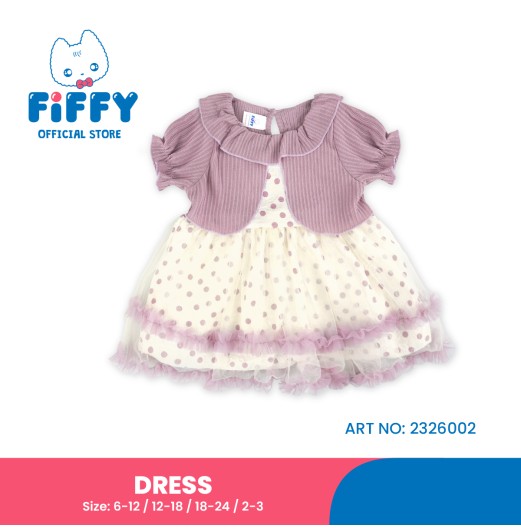 FIFFY SWEET POLKA DOTS DRESS BAJU BAYI (2326002)