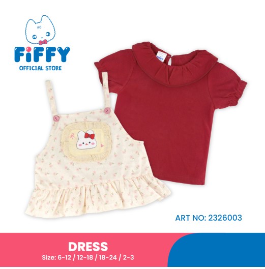 FIFFY SWEET PINAFORE DRESS BAJU BAYI (2326003)