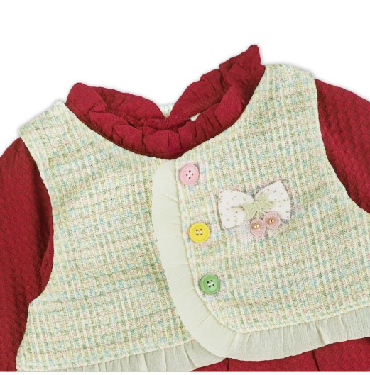 FIFFY PASTEL TWEED DRESS BAJU BAYI (2326004) FIFFY PASTEL TWEED DRESS BAJU BAYI (2326004)