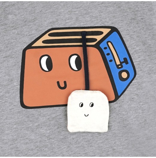 FIFFY HAPPY TOASTER T-SHIRT SUIT BAJU BAYI (2326017) FIFFY HAPPY TOASTER T-SHIRT SUIT BAJU BAYI (2326017)