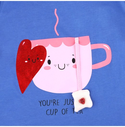 FIFFY A CUP OF TEA T-SHIRT SUIT BAJU BAYI (2326018) FIFFY A CUP OF TEA T-SHIRT SUIT BAJU BAYI (2326018)