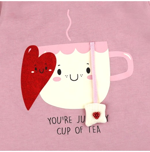 FIFFY A CUP OF TEA T-SHIRT SUIT BAJU BAYI (2326018) FIFFY A CUP OF TEA T-SHIRT SUIT BAJU BAYI (2326018)