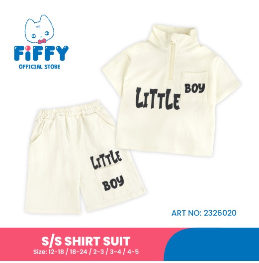  FIFFY LITTLE BOY SHORT SLEEVE SHIRT SUIT BAJU BAYI (2326020)