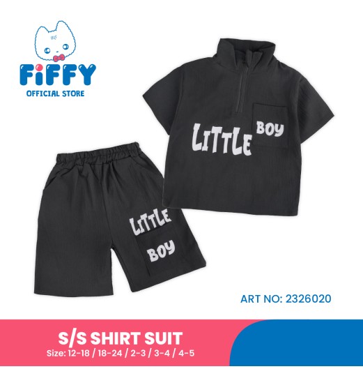  FIFFY LITTLE BOY SHORT SLEEVE SHIRT SUIT BAJU BAYI (2326020)