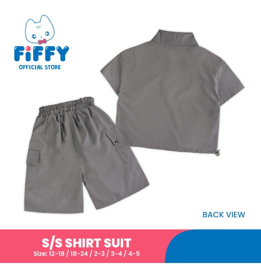 FIFFY STAY STEADY SHORT SLEEVE SHIRT SUIT BAJU BAYI (2326021) FIFFY STAY STEADY SHORT SLEEVE SHIRT SUIT BAJU BAYI (2326021)
