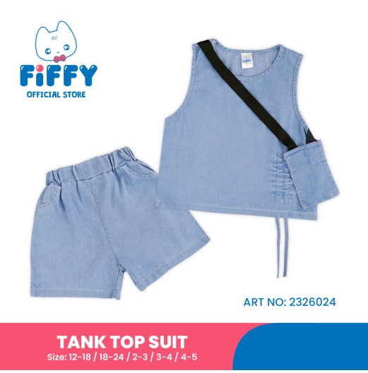  FIFFY URBAN DENIM TANK TOP SUIT BAJU BAYI (2326024)