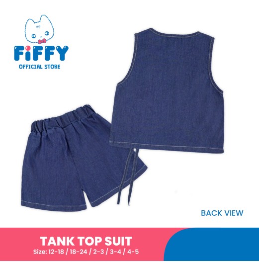  FIFFY URBAN DENIM TANK TOP SUIT BAJU BAYI (2326024)