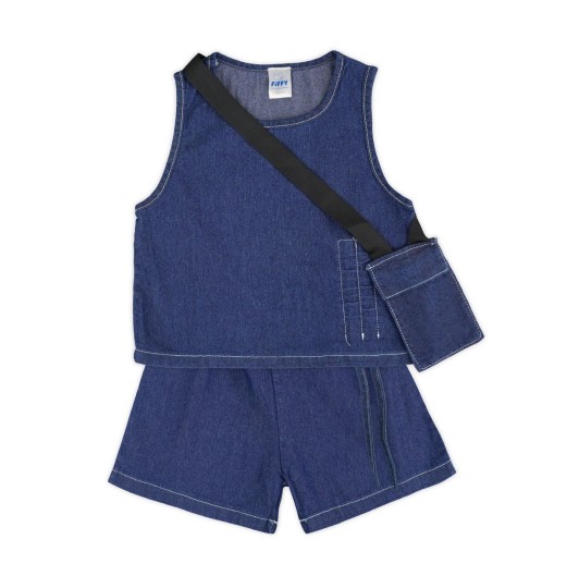  FIFFY URBAN DENIM TANK TOP SUIT BAJU BAYI (2326024)