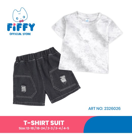 FIFFY SMOKY T-SHIRT SUIT BAJU BAYI (2326026)