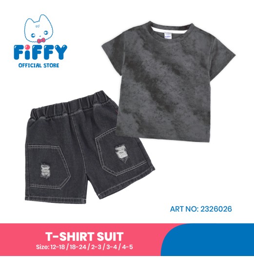 FIFFY SMOKY T-SHIRT SUIT BAJU BAYI (2326026)
