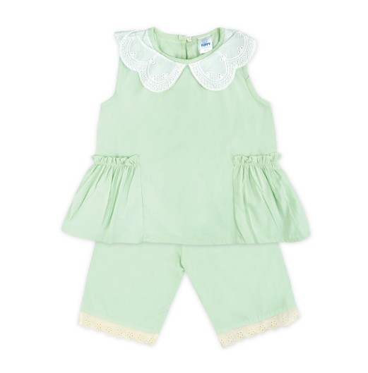 FIFFY SWEET LACE COLLAR TANK TOP SUIT BAJU BAYI (2326030) FIFFY SWEET LACE COLLAR TANK TOP SUIT BAJU BAYI (2326030)