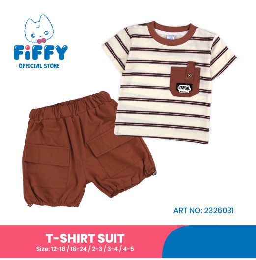 FIFFY CASUAL T-SHIRT SUIT BAJU BAYI (2326031) FIFFY CASUAL T-SHIRT SUIT BAJU BAYI (2326031)