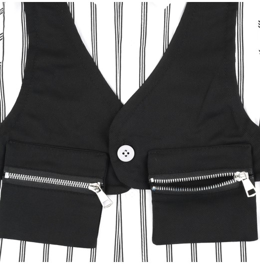 FIFFY SMART STRIPE SHORT SLEEVE SHIRT SUIT BAJU BAYI (2326032) FIFFY SMART STRIPE SHORT SLEEVE SHIRT SUIT BAJU BAYI (2326032)