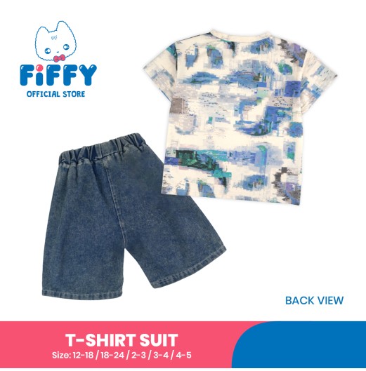 FIFFY PIXEL DRIFT T-SHIRT SUIT BAJU BAYI (2326033)
